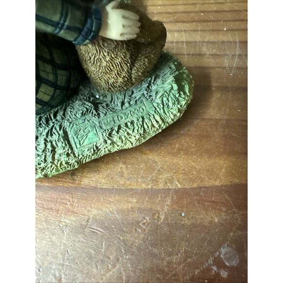 Ellen Stouffer Figurine Gentle Creatures 1st Edition 2000 Vintage Teddy Bear Cat - Picture 6 of 8